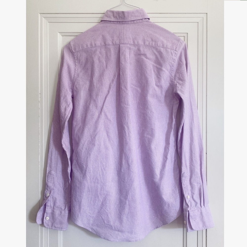 Ann Mashburn Lavender Tomboy Popover Long-Sleeve Top - Picture 2 of 7